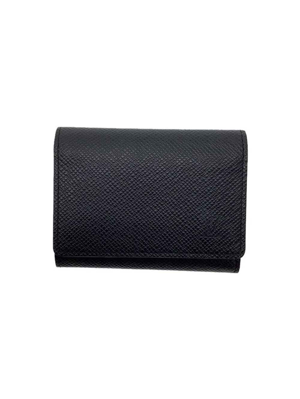 LOUIS VUITTON Envelope Wallet Carte de Visite NM Taiga Black Cowhide Black
